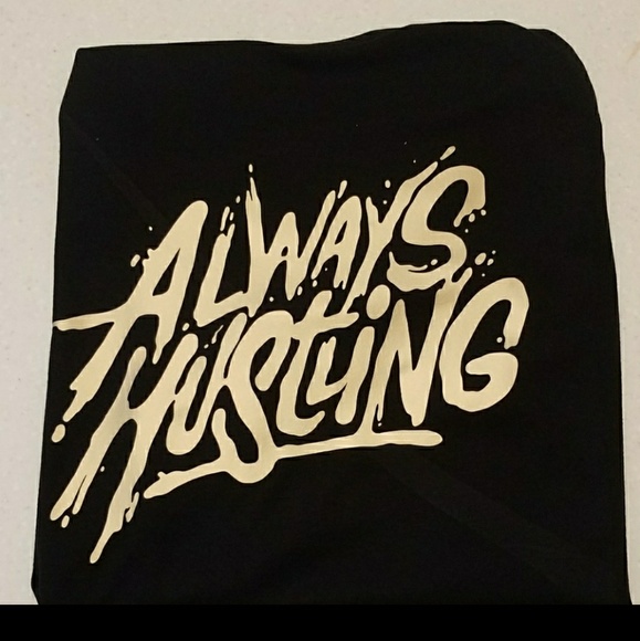 "ALWAYS HUSTLING" VERY NICE UNISEX TEE!!! - Picture 2 of 5